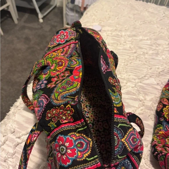Vintage set of 2 Vera Bradley duffel bags - Picture 5 of 11